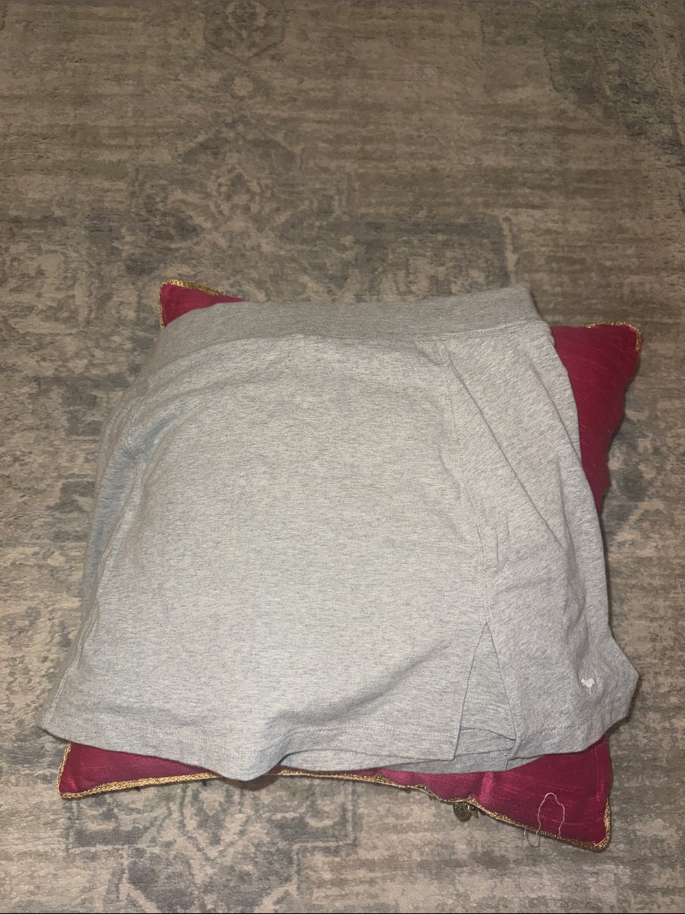 PINK Victoria's Secret Light Gray Athletic Skort